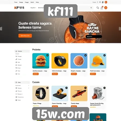 interface do site kf111 é intuitiva e acessível